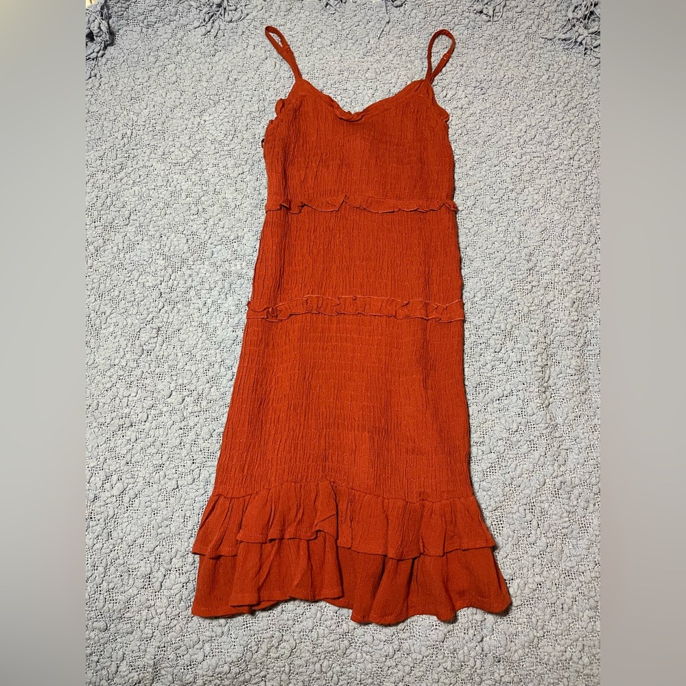 Burt orange summer dress